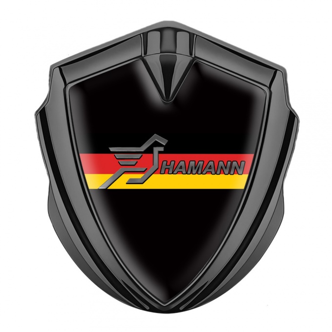 Hamann Silicon Emblem Graphite Pure Black Germany Flag Edition