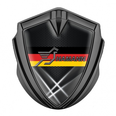 Hamann Emblem Self Adhesive Graphite Light Shafts Germany Flag Edition