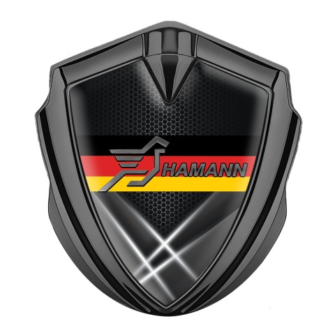 Hamann Emblem Self Adhesive Graphite Light Shafts Germany Flag Edition
