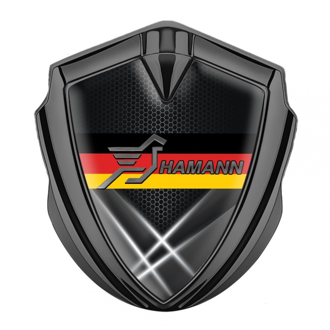 Hamann Emblem Self Adhesive Graphite Light Shafts Germany Flag Edition