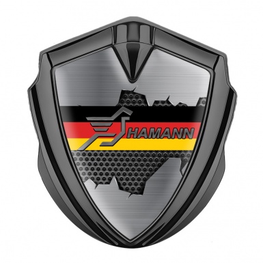 Hamann Emblem Ornament Graphite Torn Pattern Germany Flag Edition