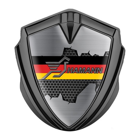 Hamann Emblem Ornament Graphite Torn Pattern Germany Flag Edition