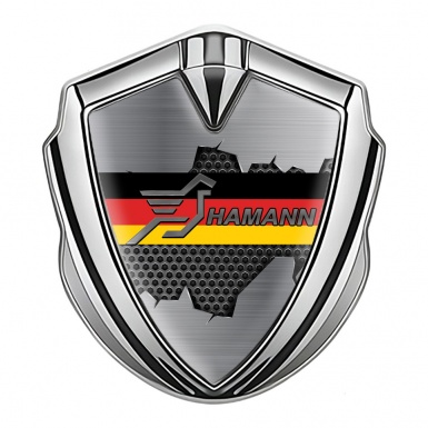 Hamann Emblem Ornament Silver Torn Pattern Germany Flag Edition