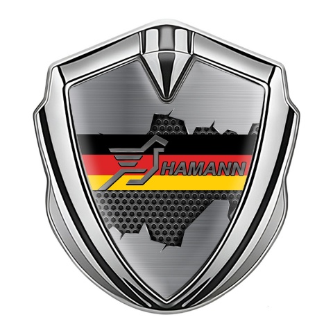 Hamann Emblem Ornament Silver Torn Pattern Germany Flag Edition