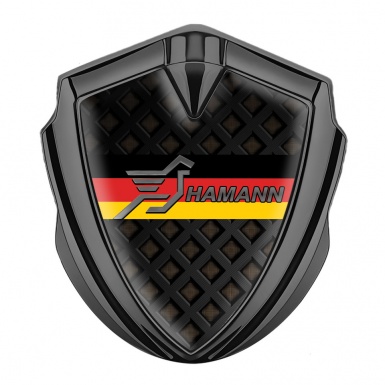 Hamann Bodyside Domed Emblem Graphite Dark Fence Germany Flag Edition