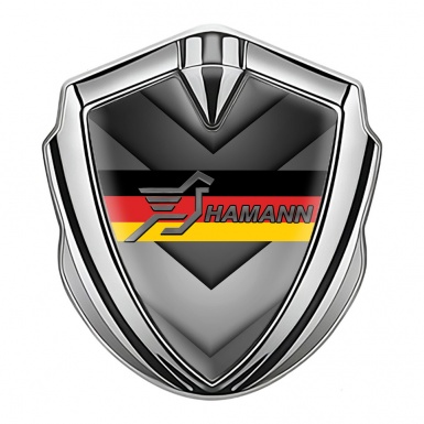 Hamann Domed Emblem Silver Arrow Pattern Germany Flag Edition