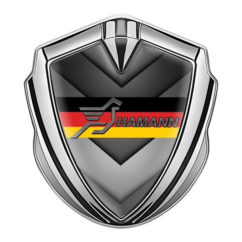 Hamann Domed Emblem Silver Arrow Pattern Germany Flag Edition