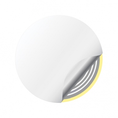 Ford Maverick Wheel Emblems for Center Caps Black Yellow Logo