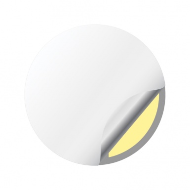 Karma Fisker Emblems for Wheel Center Caps Yellow Logo