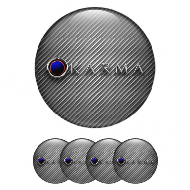 Karma Emblems for Wheel Center Caps Black Edition