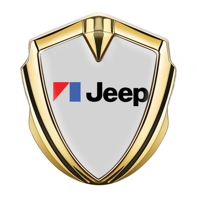Jeep Emblem Ornament Gold Moon Grey American Motors Variant