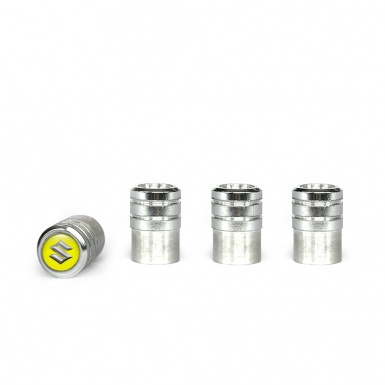 Suzuki Valve Caps Aluminium 4 pcs Yellow