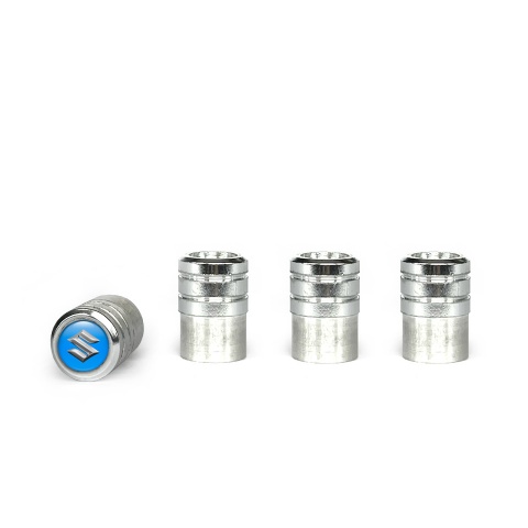 Suzuki Valve Caps Aluminium 4 pcs Blue