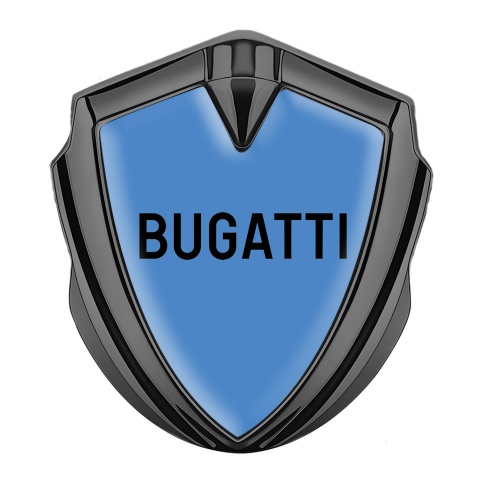 Bugatti Badge Self Adhesive Graphite Dark Blue Black Logo Design
