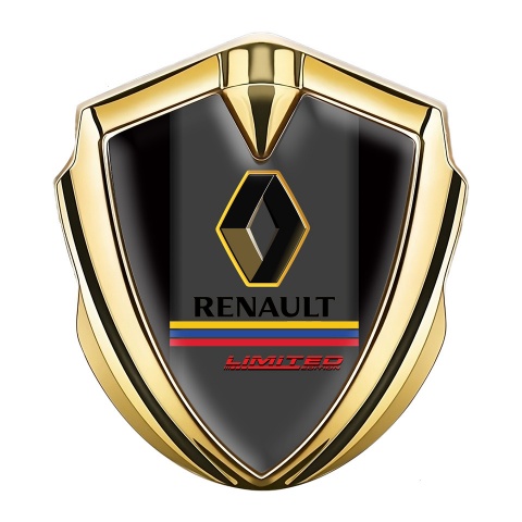Renault GT Silicon Emblem Gold Black Base Limited Edition