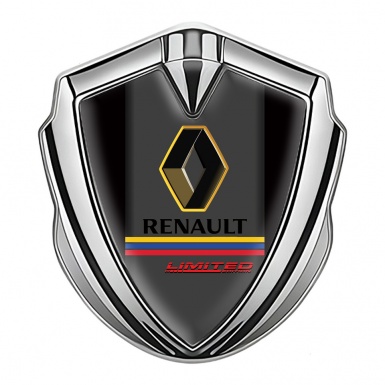 Renault GT Silicon Emblem Silver Black Base Limited Edition