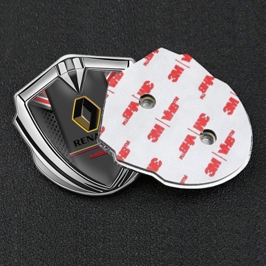 Renault Emblem Ornament Silver Red Elements Tricolor Limited Edition