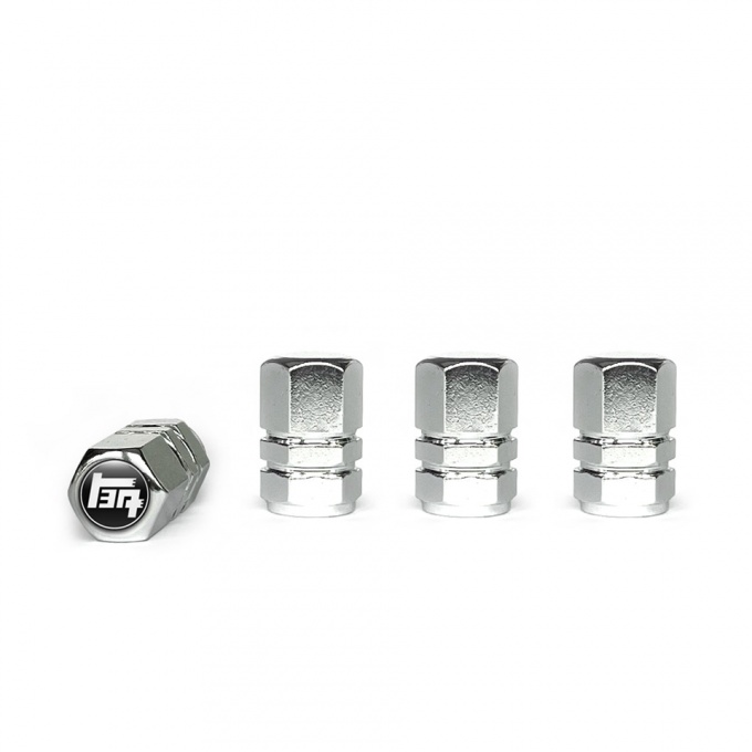 Toyota TRD Tyre Valve Caps Chrome 4 pcs Black