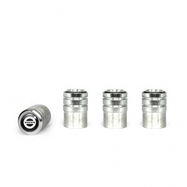 Volvo Valve Caps Aluminium 4 pcs Black