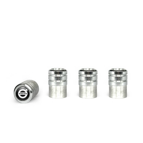 Volvo Valve Caps Aluminium 4 pcs Black