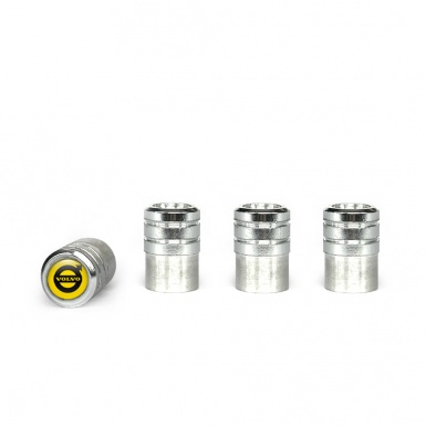 Volvo Valve Caps Aluminium 4 pcs Yellow
