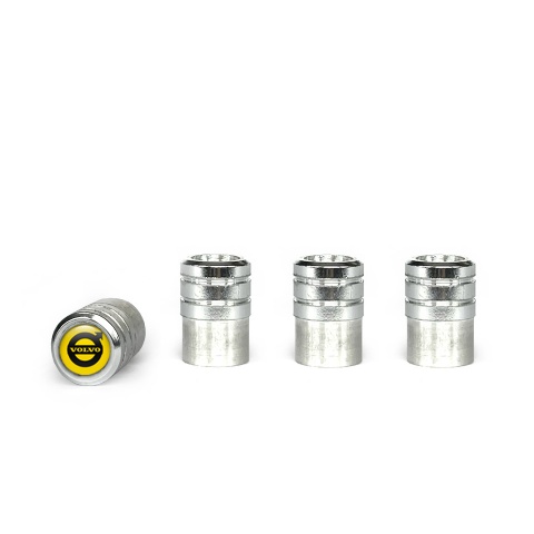 Volvo Valve Caps Aluminium 4 pcs Yellow