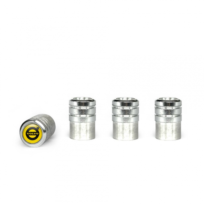 Volvo Valve Caps Aluminium 4 pcs Yellow