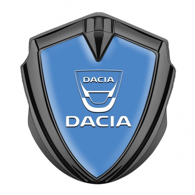Dacia Emblem Self Adhesive Graphite Glacial Blue White Classic Logo