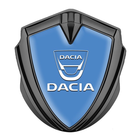 Dacia Emblem Self Adhesive Graphite Glacial Blue White Classic Logo