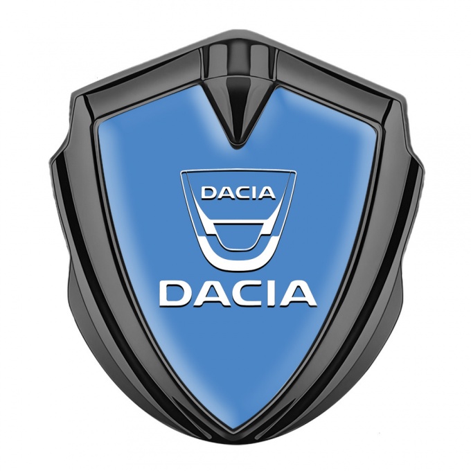 Dacia Emblem Self Adhesive Graphite Glacial Blue White Classic Logo