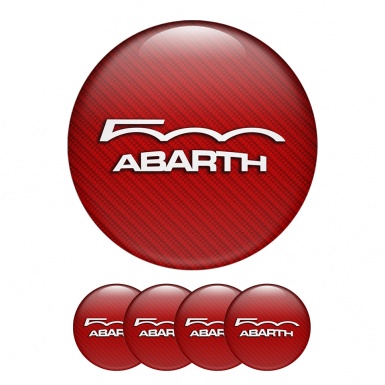 Fiat Abarth 500 Wheel Center Caps Emblem Badge