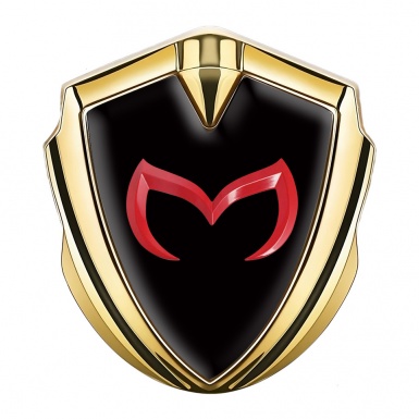 Mazda Emblem Ornament Gold Black Print Crimson Logo Edition