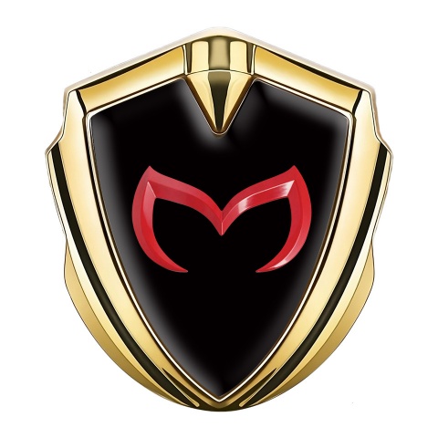 Mazda Emblem Ornament Gold Black Print Crimson Logo Edition