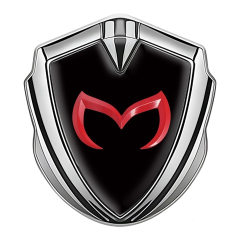 Mazda Emblem Ornament Silver Black Print Crimson Logo Edition