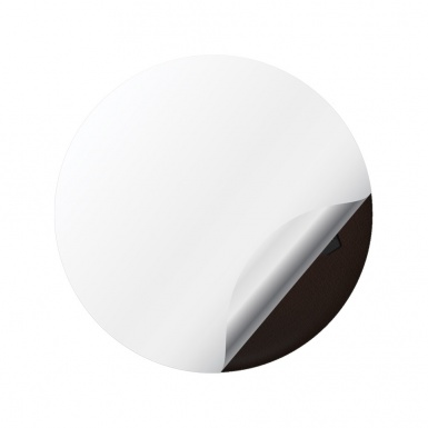 BBS Wheel Center Cap Domed Stickers Leather Style