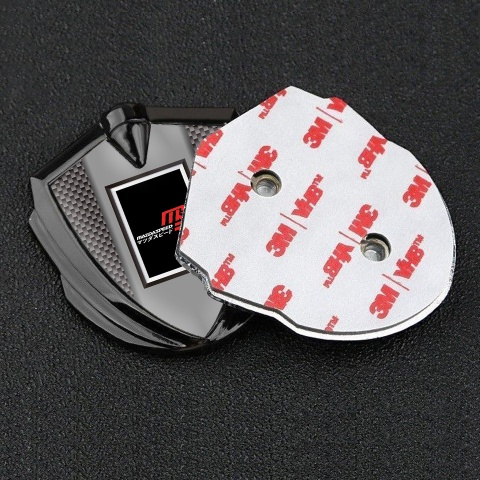 Mazda Speed Bodyside Domed Emblem Graphite Grey Carbon Japanese Motif