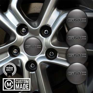 GMC Emblems for Wheel Center Caps Mesh Black Logo Edition