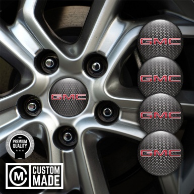 GMC Domed Stickers for Wheel Center Caps Mesh Edition