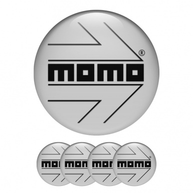 Momo Silicone Stickers for Wheel Center Cap Grey