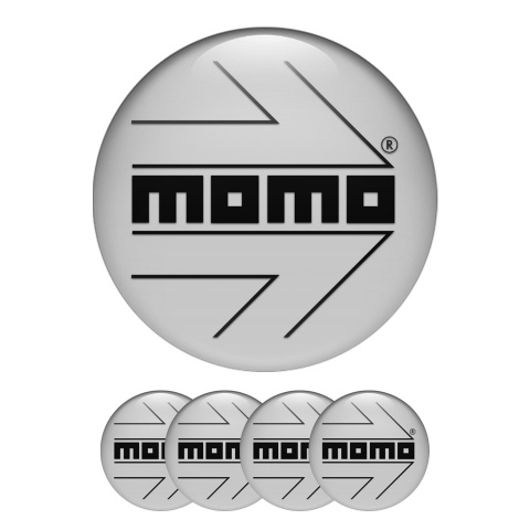 Momo Silicone Stickers for Wheel Center Cap Grey