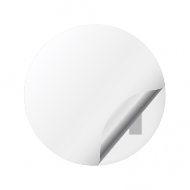 Momo Domed Stickers for Wheel Center Cap Grey