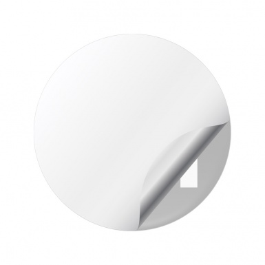 Momo Silicone Stickers for Wheel Center Cap Black