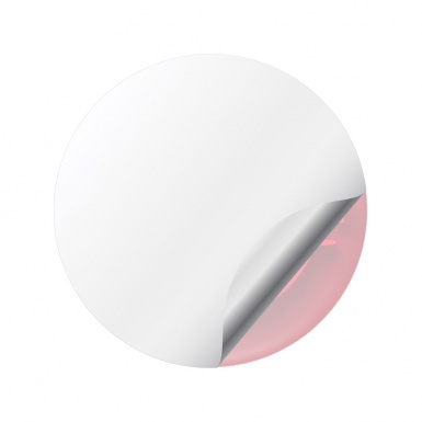 Nissan Silicone Stickers for Wheel Center Cap Red