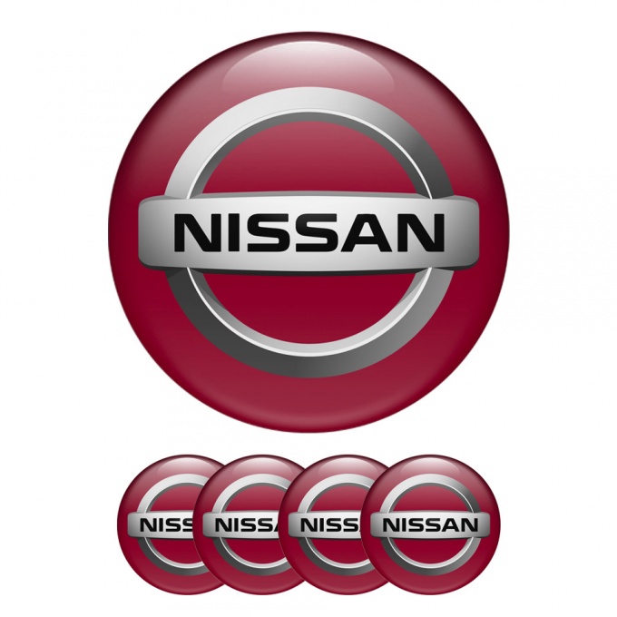 Nissan Silicone Stickers Wheel Center Cap Cherry Blossom