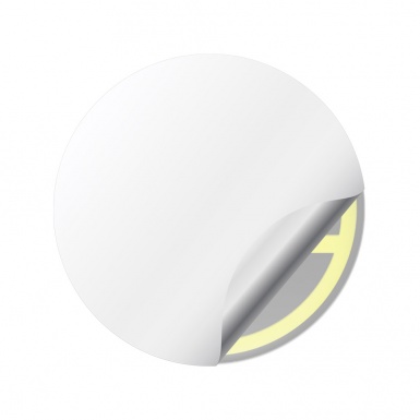 Sparco Silicone Stickers Wheel Center Cap Yellow Black