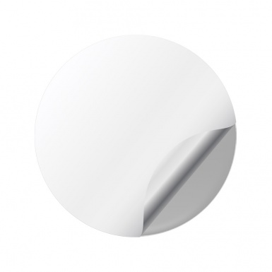 Tesla Silicone Stickers Wheel Center Cap Black Orange