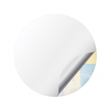 Volvo Silicone Stickers Wheel Center Cap Swedish flag 