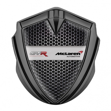 Mclaren GTR Emblem Fender Badge Graphite Dark Grate Evolution Edition