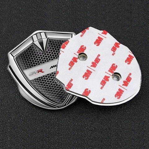 Mclaren GTR Emblem Fender Badge Silver Dark Grate Evolution Edition
