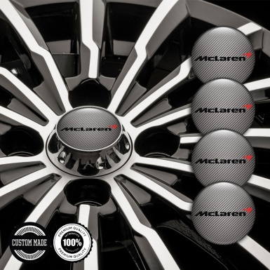 Mclaren Emblems for Wheel Center Caps Carbon Logo Edition
